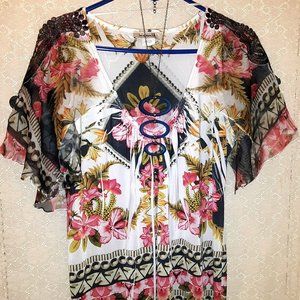 One World blouse size L